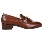 Gucci Unisex Leather Interlocking G Brown 624316 1W610