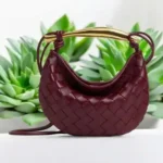 Bottega Veneta Sardine Handle Bag Burgundy Red 20Cm 744267Vcpp12250 - Image 2