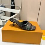 Louis Vuitton X Takashi Murakami 6Am Mule Black 1Agwqq - Image 7