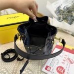 Fendi Mon Tresor Ff Chenille Mini Bag Dark Blue 21Cm 8Bs093Asu0F1Pqk - Image 7