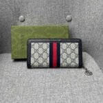 Gucci Ophidia Zip Around Wallet Black 19Cm 523154 96IWN 4076 - Image 3