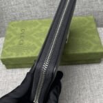 Gucci Ophidia Zip Around Wallet Black 19Cm 523154 96IWN 4076 - Image 5