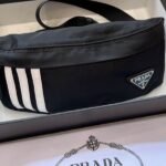 Prada X Adidas Re Nylon Belt Bag Black 26cm 2VL0341WQ8F0002VADS - Image 4