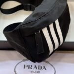 Prada X Adidas Re Nylon Belt Bag Black 26cm 2VL0341WQ8F0002VADS - Image 2