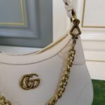 Gucci Aphrodite Small Shoulder Bag In White 25Cm 731817 Aabe9 9022 - Image 6