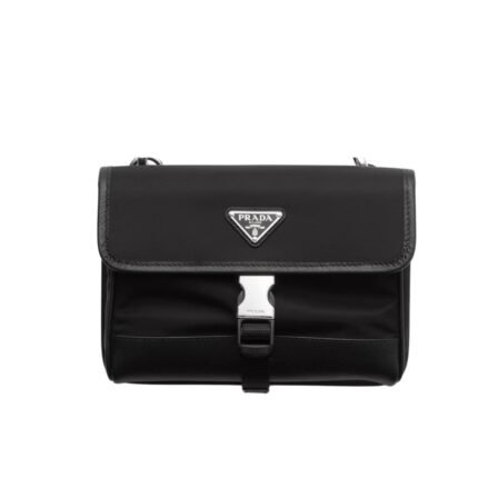 Prada Re Nylon And Saffiano Leather Smartphone Case Black 14Cm 2Zh108 2Dmh F0002