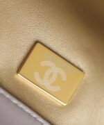 Chanel Quilted Mini Flap Bag Light Purple 18Cm - Image 9