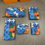 Louis Vuitton Pocket Organizer Monogram Surfin’ Bright Wallet Blue 14Cm - Image 2