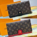Louis Vuitton Horizontal Wallet Monogram Brown And Black 20Cm - Image 3
