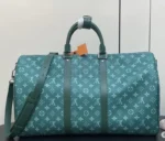 Louis Vuitton Keepall Bandoulière Green 45Cm M46593 - Image 5