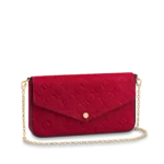 Louis Vuitton Pochette Félicie Red 21Cm M63700
