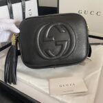 Gucci Soho Small Leather Disco Bag Black 21Cm 308364 A7M0G 1000 - Image 2