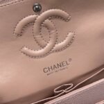 Chanel Medium Classic Flap Bag Silver Hardware Pink 25Cm - Image 7