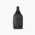 Louis Vuitton Avenue Slingbag Monogram Macassar Black 30Cm M47137