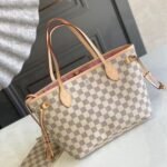 [Super Vip 1:1] Louis Vuitton Neverfull PM Damier Azur Pink 29Cm - Image 2