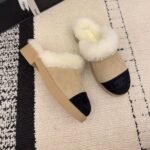 Chanel Suede Mules Beige G45939 B17918 Nzo91 - Image 4