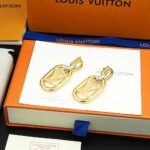 Louis Vuitton Everyday Chain Lv Earrings Gold And Silver - Image 3