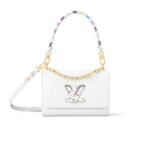 Louis Vuitton X Takashi Murakami Lv Twist MM Slim Bag White 23Cm M13678