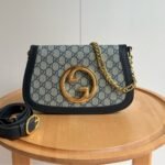 Gucci Blondie Shoulder Bag Gold Hardware Black 28Cm - Image 2