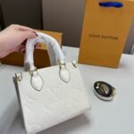 Louis Vuitton Onthego BB Monogram Empreinte White 18Cm - Image 2