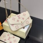 Louis Vuitton Félicie Pochette Bag Rose Trianon 22cm M82047 - Image 2