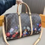 Louis Vuitton X Takashi Murakami Keepall Bandouliere Brown 45Cm M14182 - Image 4