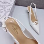 Valentino The Bold Edition Vlogo Slingback Pump 60Mm In Ivory - Image 7