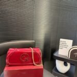Gucci Blondie Small Shoulder Bag Rosso Ancora Red 29Cm 814952 AAEEY 6207 - Image 2