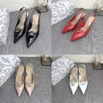 Valentino Vlogo The Bold Edition Slingback Pumps In Patent Leather 60Mm In Rouge Pur - Image 8