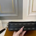 Louis Vuitton Studio Messenger Damier Black And Grey 23Cm N50007 - Image 5