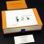 Louis Vuitton Lv Spike Earrings Silver M01718 - Image 6