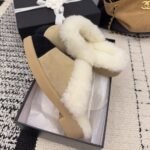 Chanel Suede Mules Beige G45939 B17918 Nzo91 - Image 6
