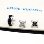 Louis Vuitton Lv Spike Earrings Silver M01718 - Image 2