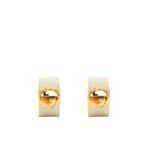 Gucci Blondie Enamel Hoop Earrings Ivory Enamel 796764 J1630 8078