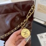 Chanel 22 Large Handbag Dark Brown 42Cm As3261 B19059 U1115 - Image 3