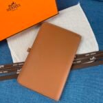 Hermes Dogon Duo Long Wallet Brown 20Cm - Image 3