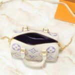 Louis Vuitton Speedy Bandoulière 20 Bag Off White And Lavender 20Cm - Image 5