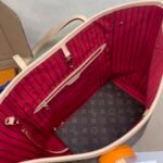 [Super Vip 1:1] Louis Vuitton Neverfull MM Monogram Canvas Cerise Red 31Cm M46987 - Image 8