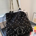 Chanel Coco Beach Pearl Net Bag 36Cm - Image 2