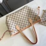 [Super Vip 1:1] Louis Vuitton Neverfull PM Damier Azur Pink 29Cm - Image 6