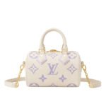 Louis Vuitton Speedy Bandoulière 20 Bag Off White And Lavender 20Cm