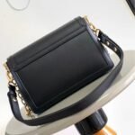 Super Vip 1:1 – Louis Vuitton Dauphine Soft MM Bag Black 24Cm M25209 - Image 4