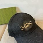 Gucci Supreme Baseball Cap Black - Image 4