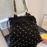 Chanel Coco Beach Pearl Net Bag 36Cm - Image 5