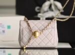 Chanel Quilted Mini Flap Bag Light Purple 18Cm - Image 3