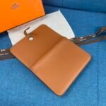 Hermes Dogon Duo Long Wallet Brown 20Cm - Image 4