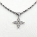 Louis Vuitton Lv Rope Pendant Necklace Silver - Image 5
