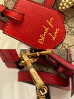 Gucci Queen Margaret Gg Small Top Handle Bag Red 25.5cm - Image 8