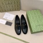 Gucci Women’S Leather Horsebits Loafers Black 414998 Dlc00 1000 - Image 2
