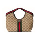 Gucci Giglio Small Tote Bag Gg Canvas Dark Brown 25Cm 860845 Aaf8L 2547